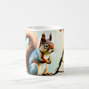 Eichhörnchen Wasserfarbe Natur Kaffeetasse
