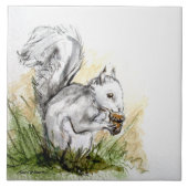 Eichhörnchen weg. . . fliese (Vorderseite)