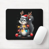 Eichhörnchen Weihnachten 2024 mit Licht & Lampe; U Mousepad (Mit Mouse)