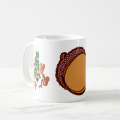 Eichhörnchen Weihnachten Kaffeetasse (Vorderseite Links)