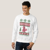 Eichhörnchen-Weihnachten Sweatshirt (Vorne ganz)