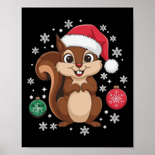 Eichhörnchen Weihnachten Weihnachten Weihnachten P Poster