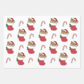 Eichhörnchen Weihnachten Wintertiere Feiertage Eic Geschenkpapier Set (Vorderseite 2)