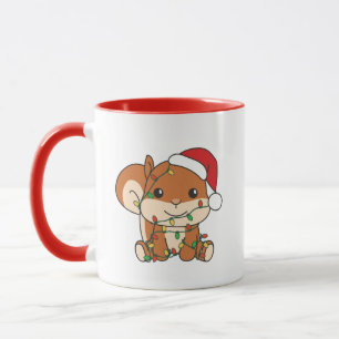 Eichhörnchen Weihnachten Wintertiere Feiertage Eic Tasse