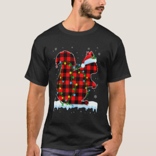 Eichhörnchen Weihnachts-Niedliche Tiere Xmas Li T-Shirt