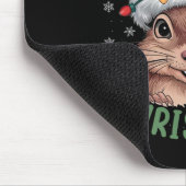 Eichhörnchen Weihnachtsbaum Lichter Xmas Sweater M Mousepad (Ecke)