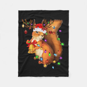 Eichhörnchen Weihnachtsfamilie Matching Sweater P Fleecedecke