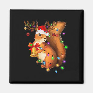 Eichhörnchen Weihnachtsfamilie Matching Sweater P Magnet