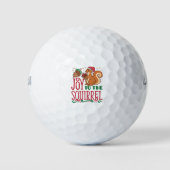 Eichhörnchen Weihnachtsfreude am Eichhörnchen Golfball (Vorderseite)