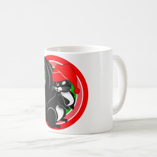 Eichhörnchen-Weihnachtsgeschenke Kaffeetasse (VorderseiteRechts)