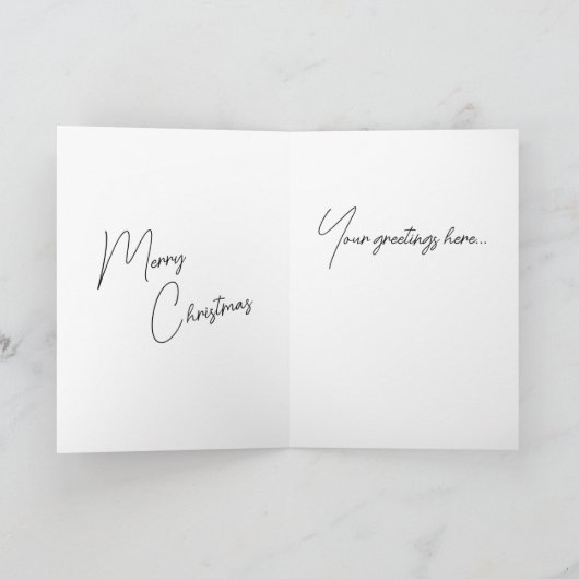 Eichhörnchen Weihnachtskarte Farbe Karte (Innenseite)