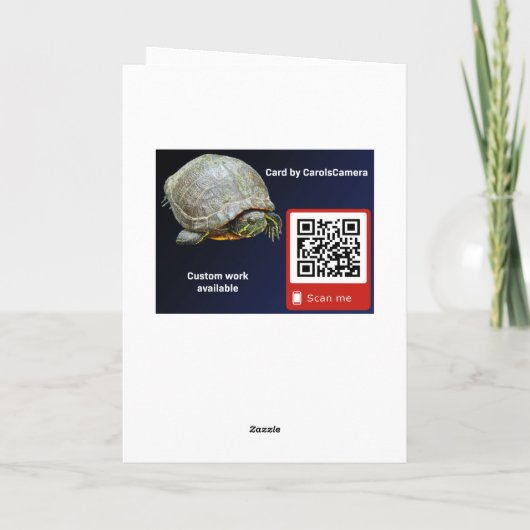 Eichhörnchen Weihnachtskarte Feiertagskarte (Rückseite)