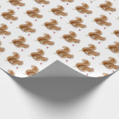 Eichhörnchen Weihnachtslichtpapier Geschenkpapier (Ecke)