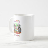Eichhörnchen-Weihnachtsnüsse Kaffeetasse (Vorderseite Links)