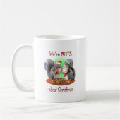 Eichhörnchen-Weihnachtsnüsse Kaffeetasse (Links)