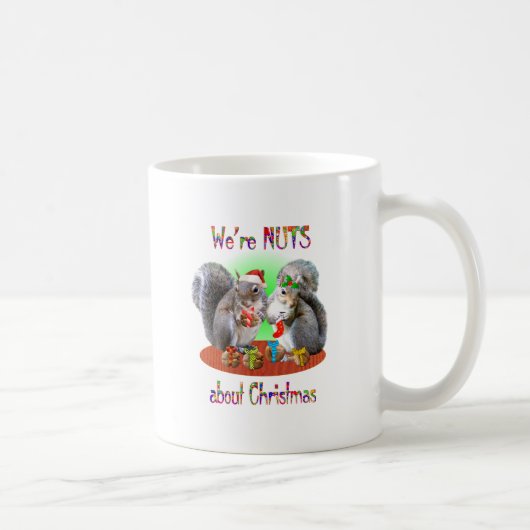 Eichhörnchen-Weihnachtsnüsse Kaffeetasse (Rechts)