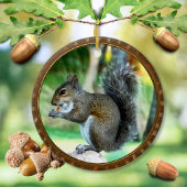 Eichhörnchen Weihnachtsschmuck mit Ihrem Text, Fot