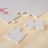 Eichhörnchen Weihnachtstraktor Personalisiert Puzzle (Seite)