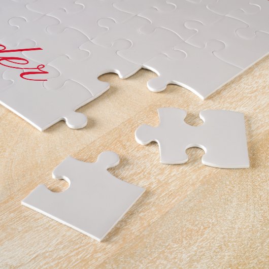 Eichhörnchen Weihnachtstraktor Personalisiert Puzzle (Seite)