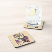 Eichhörnchen & Wein - Funny Squirrel Lover und Wei Getränkeuntersetzer (Rechte Seite)