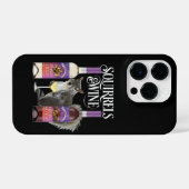 Eichhörnchen & Wein - Funny Squirrel Lover und Wei iPhone Hülle (Rückseite (Horizontal))
