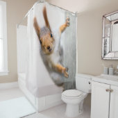 Eichhörnchen - Wer sind Sie? Duschvorhang (Beispiel)