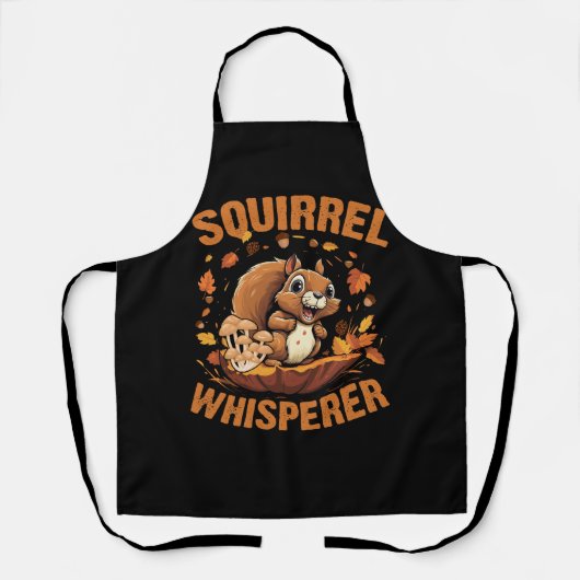 Eichhörnchen Whisperer Funny Sarcastic Squirrels L Schürze (Vorderseite)