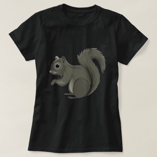 Eichhörnchen Whisperer Lover Retro Graphic. P T-Shirt (Design vorne)
