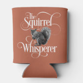 Eichhörnchen Whisperer - lustiger Eichhörnchenlieb Dosenkühler (Rückseite)