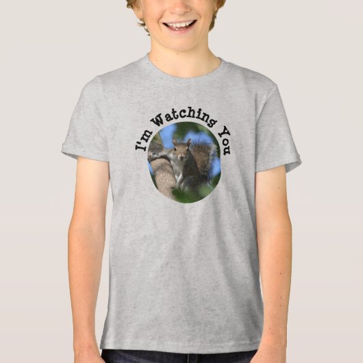 Eichhörnchen, wie Sie Niedlich Spaß fotografieren Tri-Blend Shirt (Vorderseite)