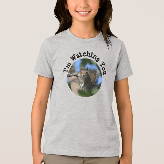 Eichhörnchen, wie Sie Niedlich Spaß fotografieren Tri-Blend Shirt (Vorderseite)