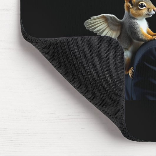Eichhörnchen wieder sicher Erdnuss Eichhörnchen P' Mousepad (Ecke)