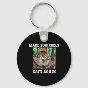 Eichhörnchen wieder sicher machen Funny Squirrels Schlüsselanhänger