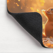 Eichhörnchen Wildtier Liebendes Porträt  Mousepad (Ecke)