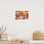Eichhörnchen Wildtier Liebendes Porträt Poster (Küche)
