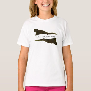 Eichhörnchen Wildtiere Natur Kunst Tier Mädchen T- T-Shirt