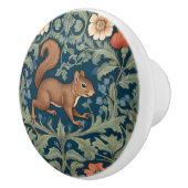 Eichhörnchen William Morris Stil Richtig gegenüber Keramikknauf (Rechts)