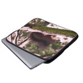 Eichhörnchen Winter Foto Neoprenschläfer 15" Laptopschutzhülle (Vorne Knopf)