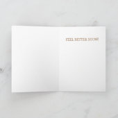 Eichhörnchen wird Nüsse gut Karte (Innenseite)