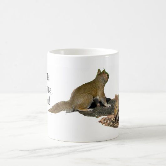 Eichhörnchen wollen einfach Spaß haben! Kaffeetasse (Mittel)