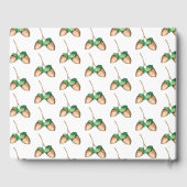 Eichhörnchen Woodland Autumn Watercolor Kinderdusc Gästebuch (Rückseite)