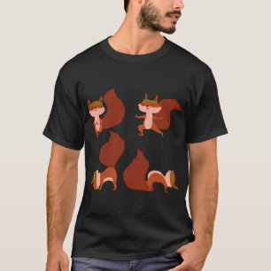 Eichhörnchen-Yoga T-Shirt