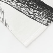 Eichhörnchen zeichnend fleecedecke (Ecke)