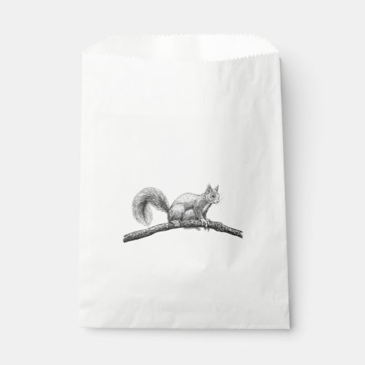 Eichhörnchen zeichnend geschenktütchen (Vorderseite)