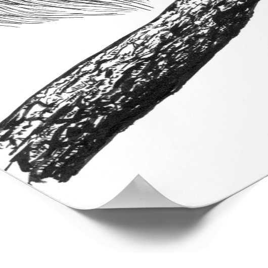 Eichhörnchen zeichnend poster (Ecke)