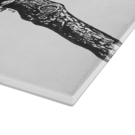 Eichhörnchen zeichnend schneidebrett (Ecke)