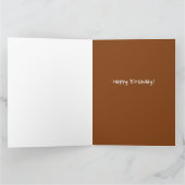 Eichhörnchen zum Geburtstag einer Nutshell Karte (Innenseite)