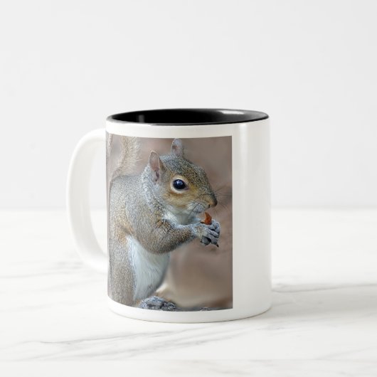 Eichhörnchen Zweifarbige Tasse (Vorderseite Links)