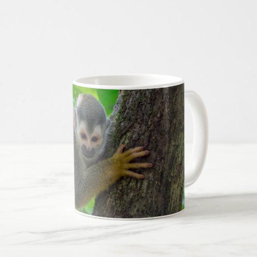 Eichhörnchenaffe Manuel Antonio NP - Costa Rica Kaffeetasse (VorderseiteRechts)