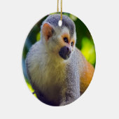 Eichhörnchenaffe Manuel Antonio NP - Costa Rica Keramik Ornament (Rechts)